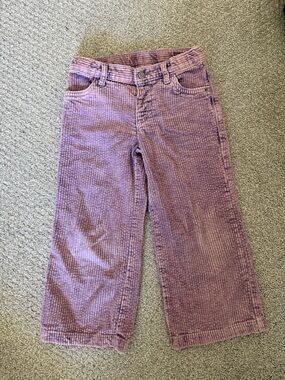 Cat & Jack Girls' Purple Corduroy Wide-Leg Pants